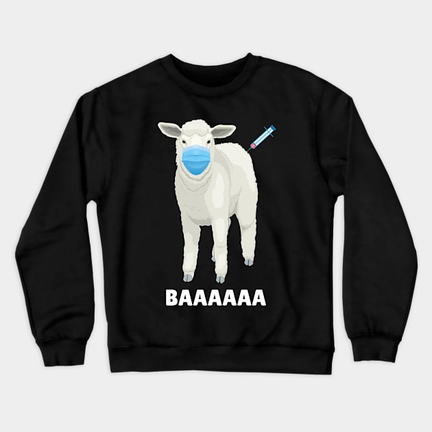 BAAAAAA - Sheep Crewneck Sweatshirt by mikepod